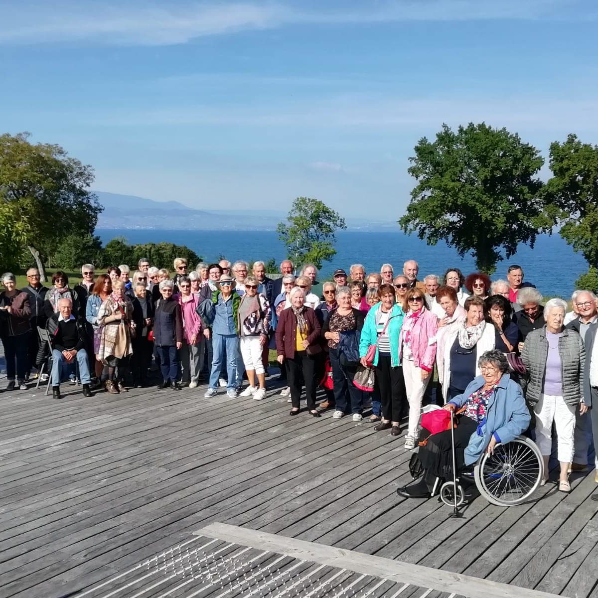 photo groupe sortie des aînés 2021