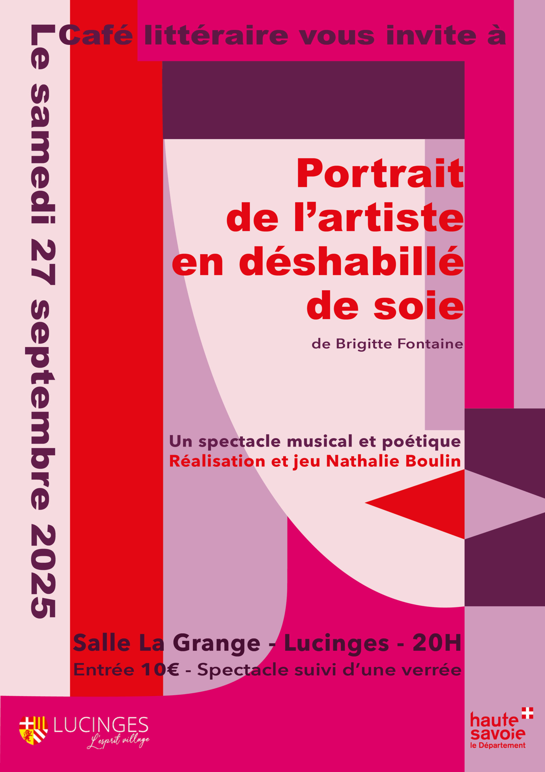 Spectacle "Portrait de l'artiste en déshabillé de soie"