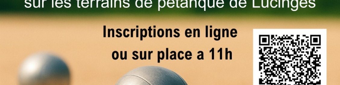 pétanque affiche 2025