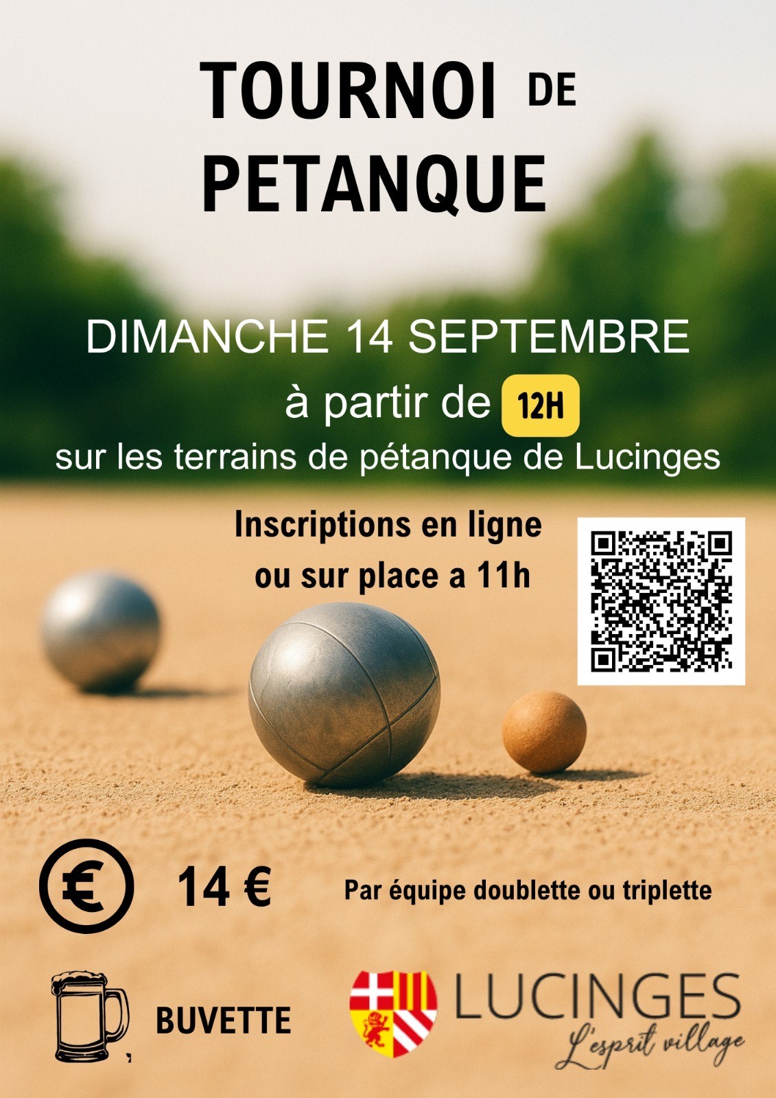 Tournoi de pétanque