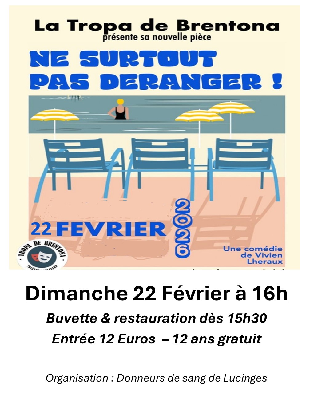 Théâtre "Ne surtout pas déranger"