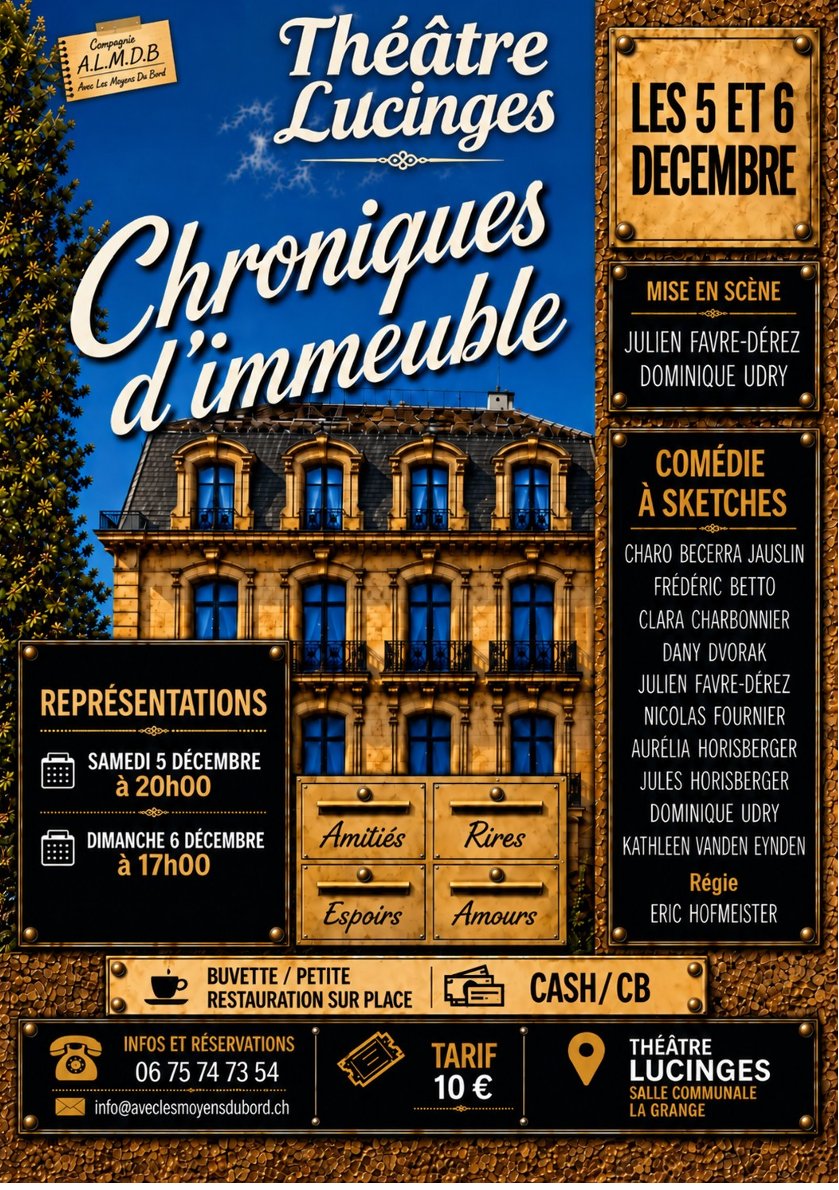 Théâtre Chroniques d'immeuble